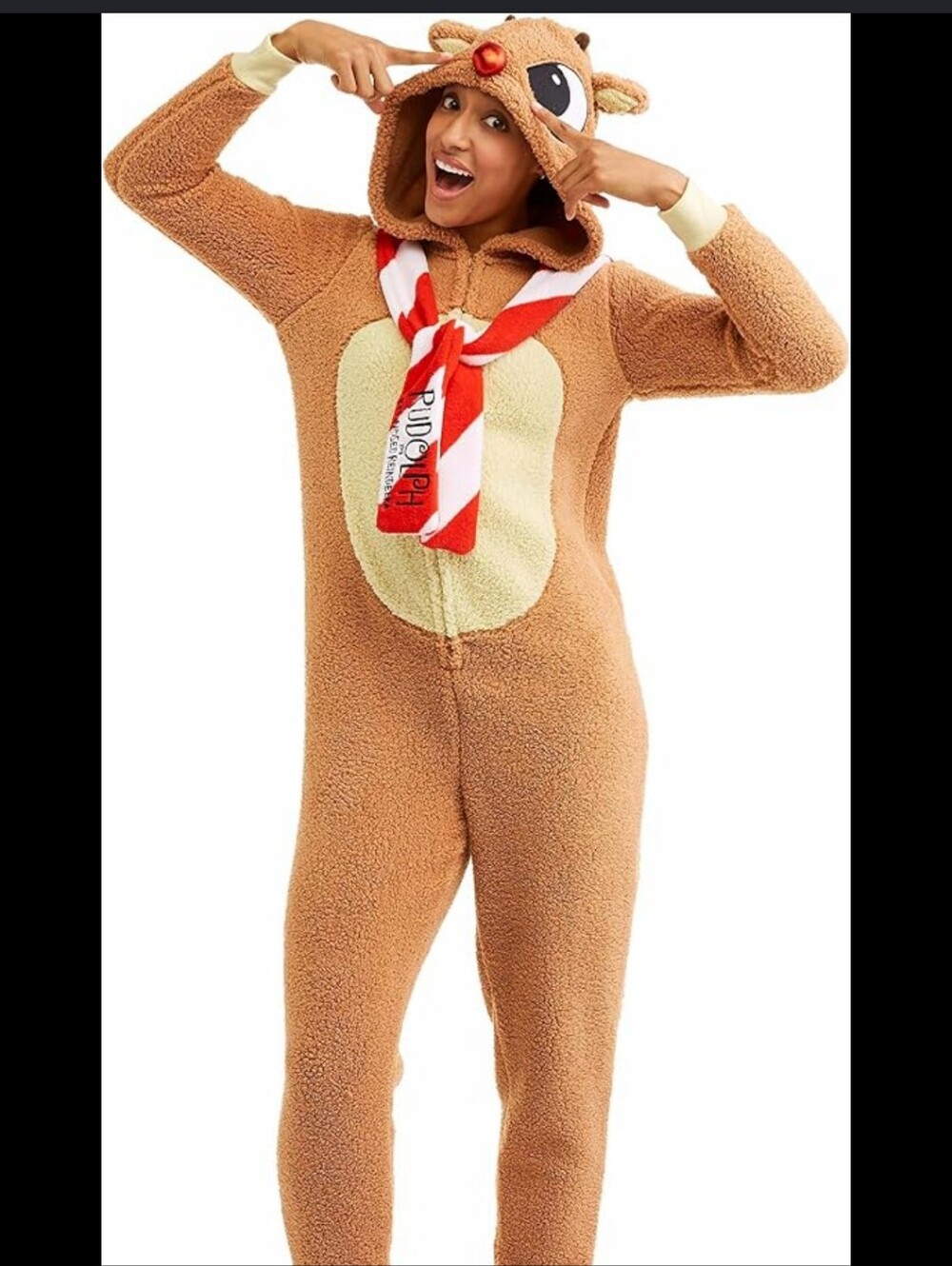 PREOWNED Rudolph The Red Nosed Reindeer Onsie